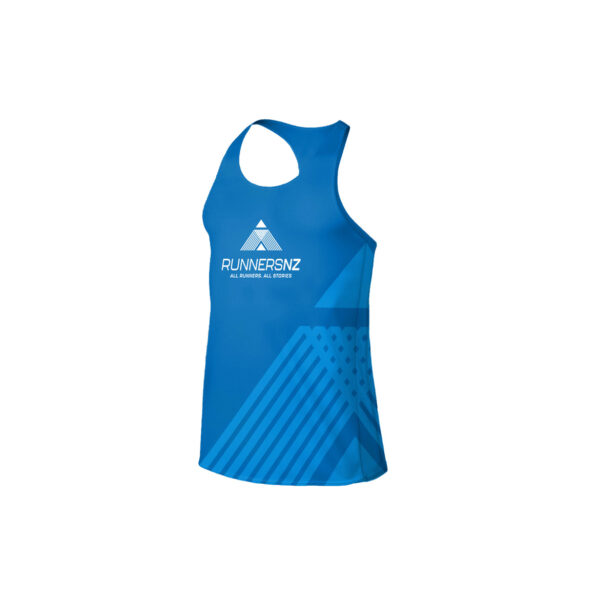 RunnersNZ Tech Singlet #TeamBlue